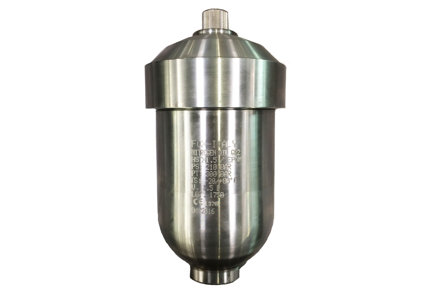 HSTX - Inox Steel - Hydraulic Accumulators - Diaphragm Type