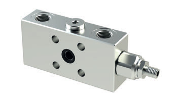 VBLH - Hydraulic Single Counterbalance valves for open center - Single Flanged Version