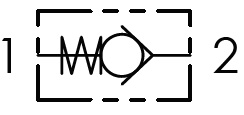 Hydraulic scheme - In-Line check valves<br loading=