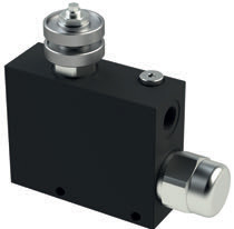 VPT AR - Hydraulic 3 WAY Flow control valve - Pressure Compensated, Exceeding Flow to tank and Check Valve