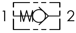 Hydraulic scheme - In-Line check valves<br loading=