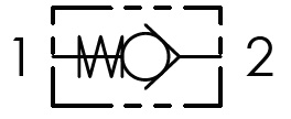 Hydraulic scheme - In-Line check valves<br loading=