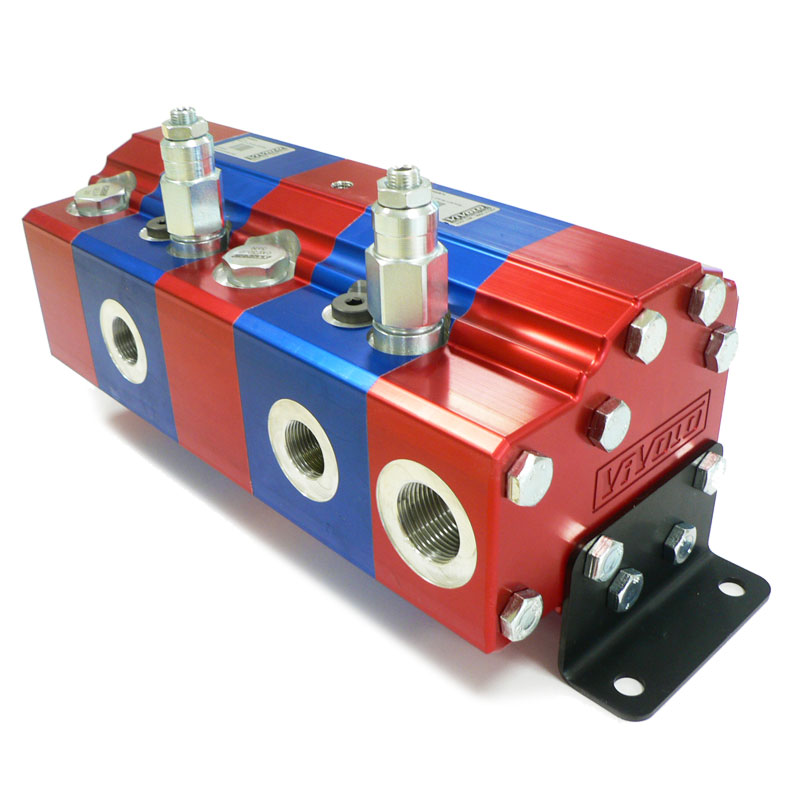 Hydraulic Gear Flow Divider - Gr. 3 / 14.89 – 86.87 cm3/rev - XV-3V – FLOW DIVIDER WITH SINGLE PHASE CORRECTION AND AN ANTI-CAVITATION