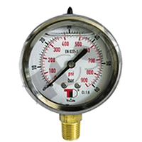 D63 - Hydraulic Pressure Gauges With Glycerin