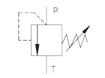 Hydraulic Scheme - Pressure Relief Valves, Poppet Type, Direct Acting