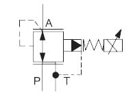 proportional pressure control valves reducing relieving pilot operated