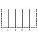 ES3A14P - Subplate with Ports A-B-P-T on Back 1/4