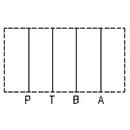 ES3A38P  - Subplate with Ports A-B-P-T on Back 3/8