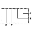 ES3D12PL - Subplate with Ports A-B on Side 1/2, P-T on Back 1/2