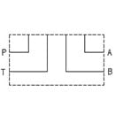 ES3D38L - Subplate with Ports A-B-P-T on Side 3/8