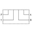 ES3D38LL  - Subplate with Ports A-B-P-T on Side 3/8