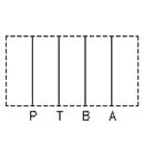 ES5A12P - Subplate with Ports A-B-P-T on Back 1/2